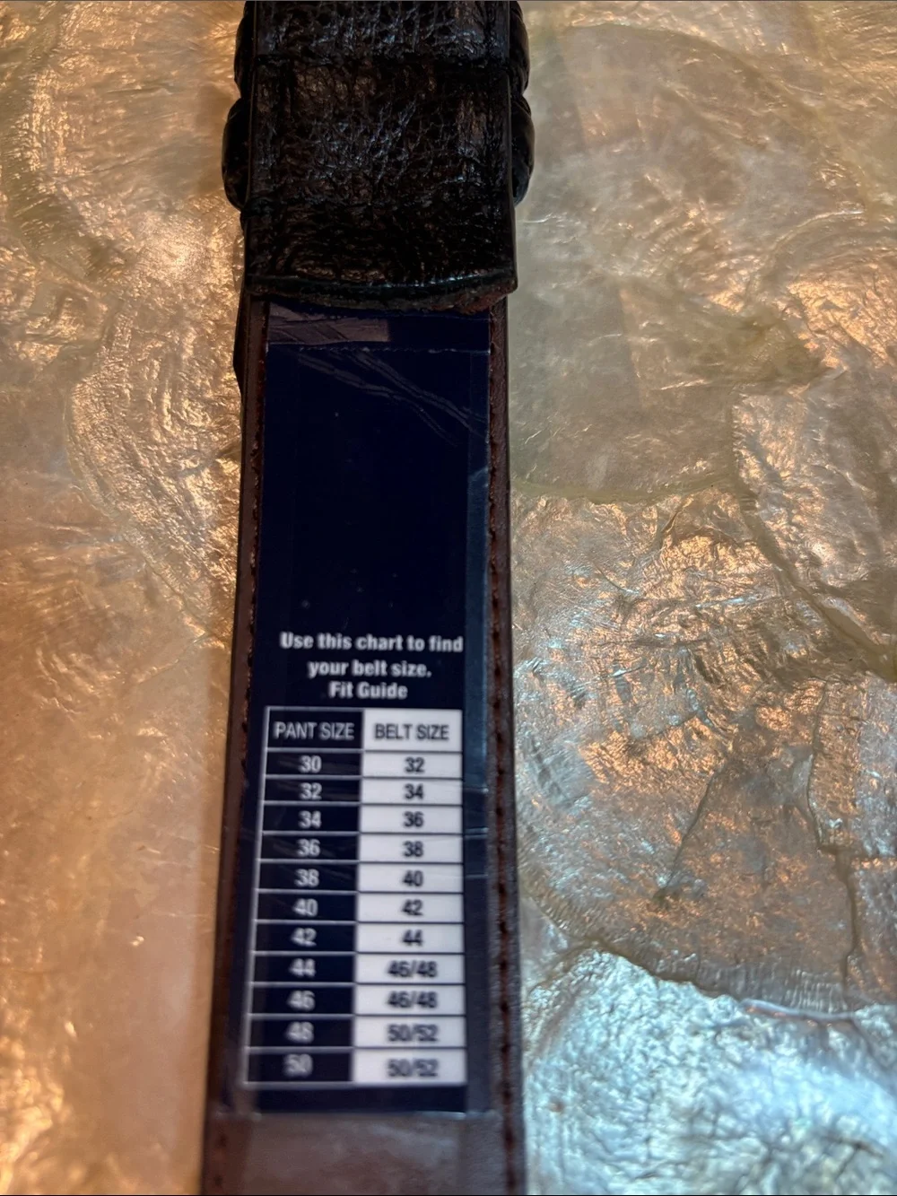 Full green leather men’s belt
